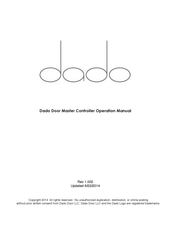 DADO Door Master Controller Operation Manual