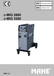 Mahe c-MIG 2800 Operating Manual