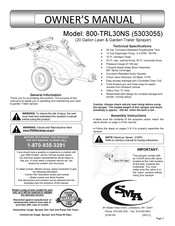 SMA 800-TRL30NS Owner's Manual