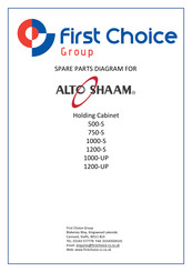 First Choice ALTO SHAAM 1000-UP Manual