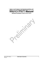 Seiko Epson S5U1C17F57T Manual