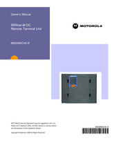 Motorola IRRInet-M DC Owner's Manual