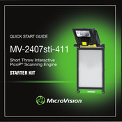 MicroVision MV-2407sti-411 Quick Start Manual