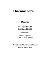 ThermoForma Power Plus 8515 Series Operating And Maintenance Manual