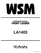 Kubota WSM LA1403 Manual