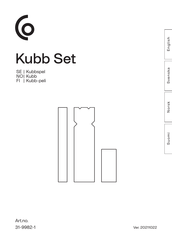 Clas Ohlson Kubb Set Manual