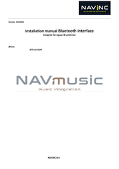 NavInc BT3-LR-GVIF Installation Manual