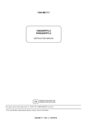 Rotary VSB280PRTLC Instruction, Use And Maintenance Manual