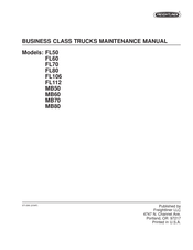 freightliner FL50 1998 Maintenance Manual