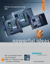 Siemens WL Selection And Application Manuallines