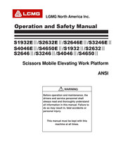 LGMG S4650E II Operation And Safety Manual