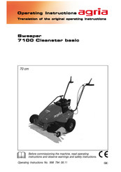 Agria Cleanstar basic 7100 Operating Instructions Manual