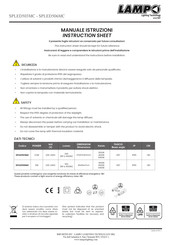 Lampo SPLED503MC Instruction Sheet