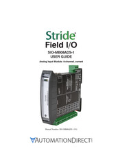 STRIDE SIO-MB08ADS-1 User Manual