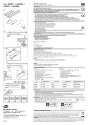 REV Ritter JR0622 Instructions For Use And Installation