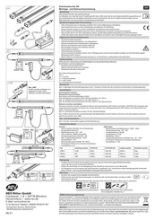 REV Ritter JR0613 Installation And Operating Instructions Manual