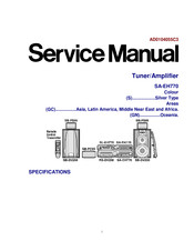 Technics SA-EH770 Service Manual