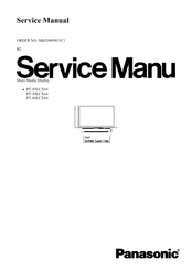 Panasonic PT-43LCX64 Service Manual