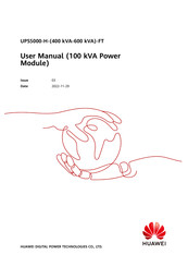 Huawei UPS5000-H-600K-FT Manual