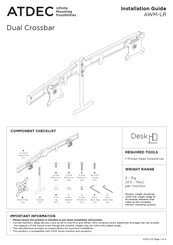 Atdec AWM-LR Installation Manual