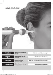 MSA WaxExtract 3321 Instructions For Use Manual