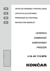Koncar L1A 48 112.BFN Instruction Booklet