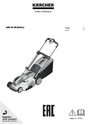 Kärcher LMO 36-46 Battery Manual