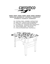 Carromco TORONTO-XT Assembly Instructions Manual