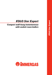 Immergas EOLO Star Export Manual