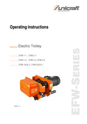 unicraft EFW 1003-2 Operating Instructions Manual