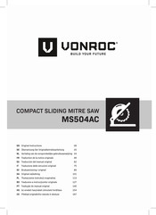 VONROC MS504AC Original Instructions Manual