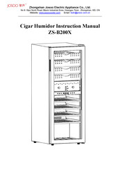 Josoo Electric Appliance ZS-B200X Instruction Manual