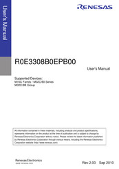 Renesas R0E3308B0EPB00 User Manual