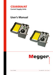 Megger CSU600AT User Manual