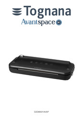 Tognana Avantspace D2DMS01AVSP Manual