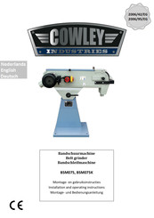 COWLEY INDUSTRIES BSM075 Installation And Operating Instructions Manual