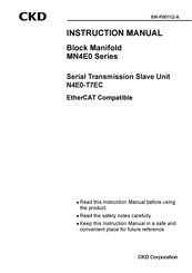 CKD MN4E0 Series Instruction Manual
