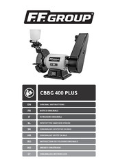 F.F. Group CBBG 400 PLUS Original Instructions Manual
