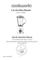 Cookworks TB 508AE Care & Instruction Manual