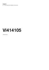 Gaggenau VI414105 User Manual And Installation Instructions