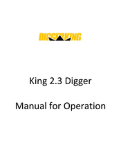 DIGGERKING King 2.3 Digger Manual