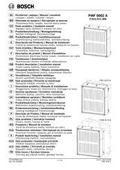 Bosch F.01U.511.306 Product Description/Installation Manual