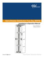 Alpha Technologies BDFB 8x800A Installation & Operation Manual