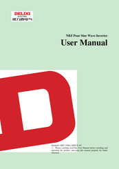 Delixi NBZ User Manual
