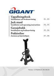 Gigant 11948-0101 Installation And Operating Instructions Manual