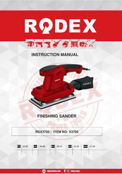 RODEX RDX3705 Instruction Manual