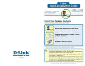 D-Link ANT24-0600 Quick Installation Manual