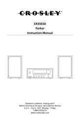 Crosley CR3503A Instruction Manual