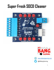 bit BANG GAMING Super Fresh SOCD Cleaner Manual