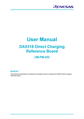 Renesas DA9318 User Manual